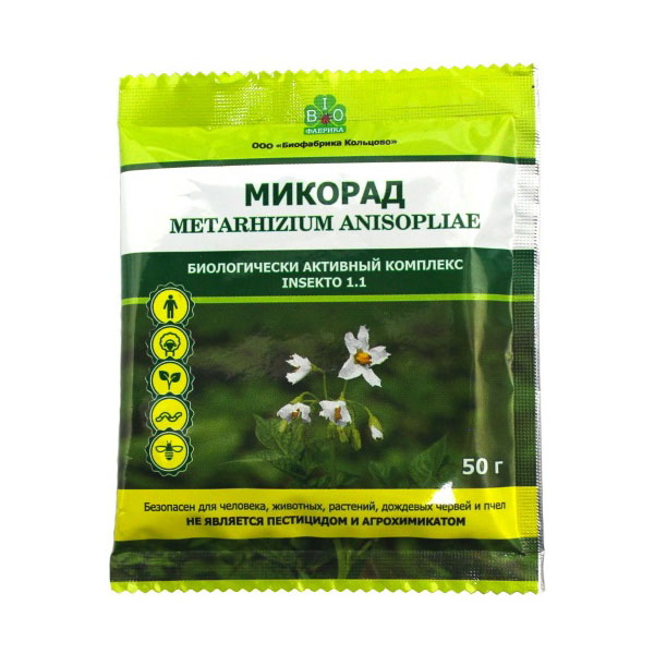 

Органическое удобрение комплексное BIOФабрика Микорад Insekto 1.1. 50 г