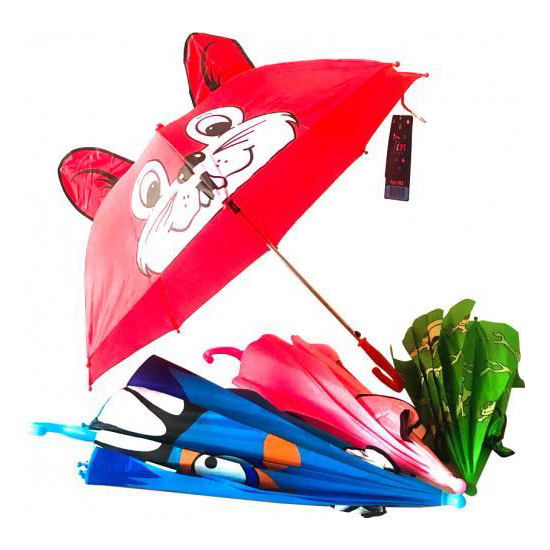 

Зонт-трость автомат детский Омега Ушки в ассортименте