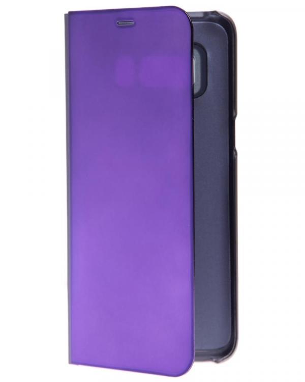 фото Чехол-книжка gsmin mirror case для samsung galaxy m51 (фиолетовый)