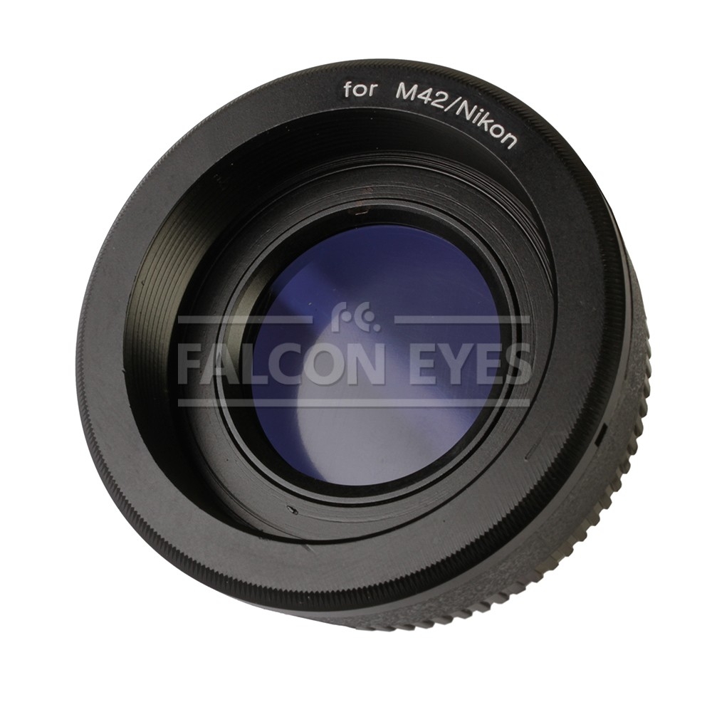 

Кольцо переходное Falcon Eyes M42 на Nikon с линзой