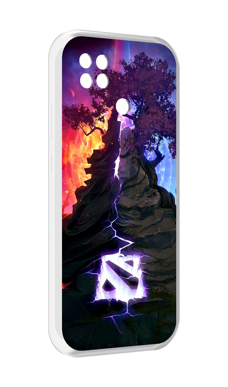 

Чехол MyPads dota 2 логотип для Xiaomi Poco C40, Прозрачный, Tocco