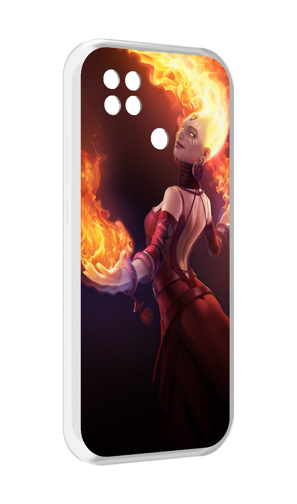 

Чехол MyPads dota 2 Lina для Xiaomi Poco C40, Прозрачный, Tocco