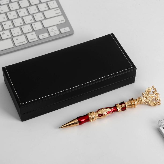 

Ручка металл с гербом, цвет красный, Россия