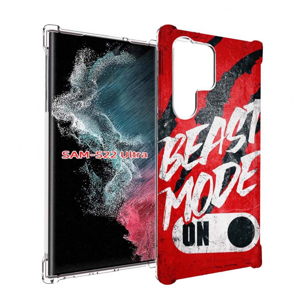 

Чехол Mypads Beast Inside You Для Samsung Galaxy S23 Ultra, Прозрачный, Tocco