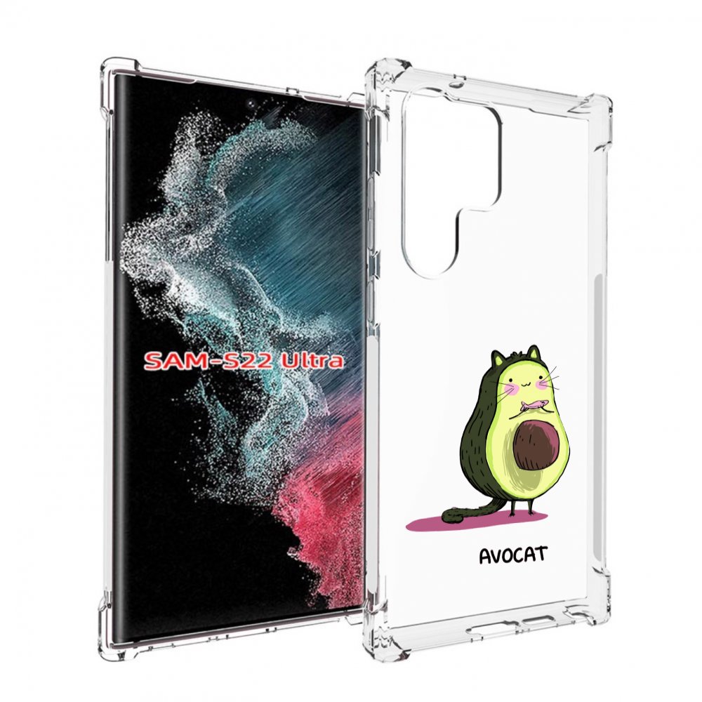 

Чехол Mypads Avocat Для Samsung Galaxy S23 Ultra, Прозрачный, Tocco