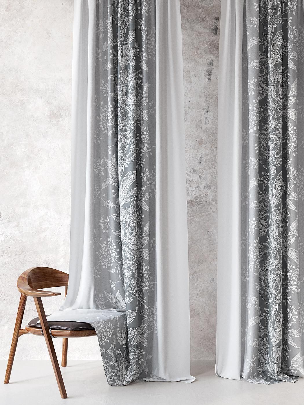 

Комплекты штор AT HOME / шторы в комнату 150х270 см / Лифенитес (серый), 967056