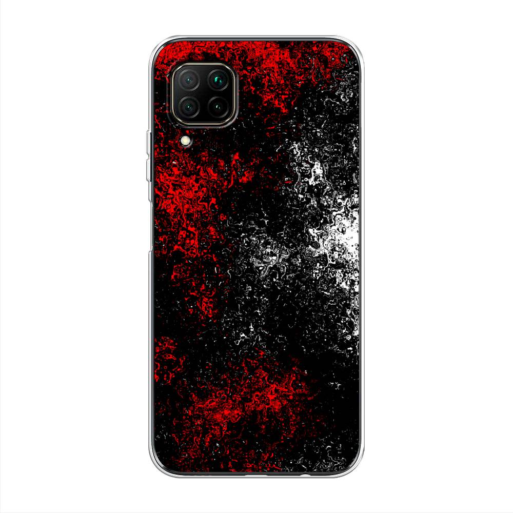 

Чехол на Huawei Nova 7i "Монотипия", Красный;черный;белый, 611850-3