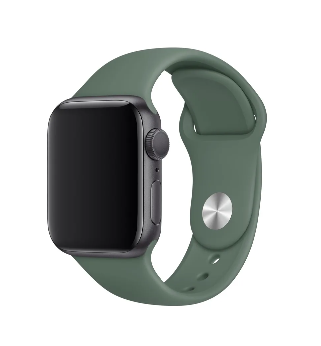 

Ремешок силиконовый для Apple Watch 40мм, зеленый