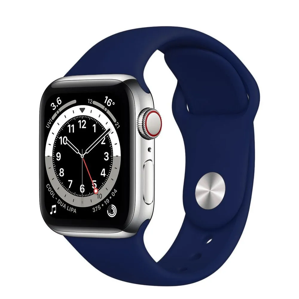 

Ремешок силиконовый для Apple Watch 40мм, синий