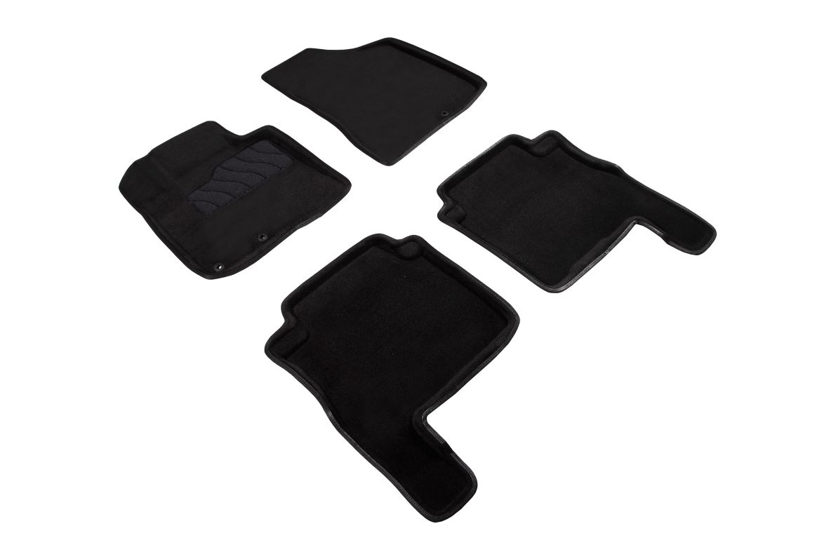 

Ворсовые 3D коврики в салон Seintex для Hyundai Santa Fe II 2006-2010 (черные)