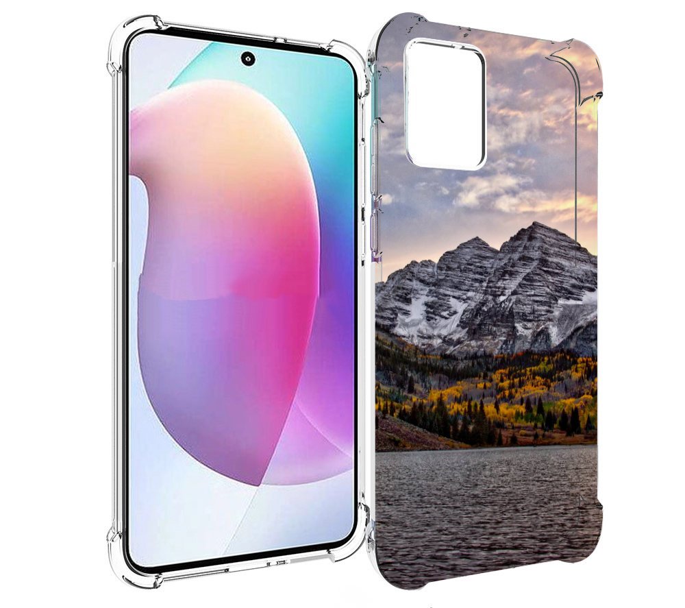 

Чехол MyPads горы-колорадо для Motorola Edge 30 Neo, Прозрачный, Tocco
