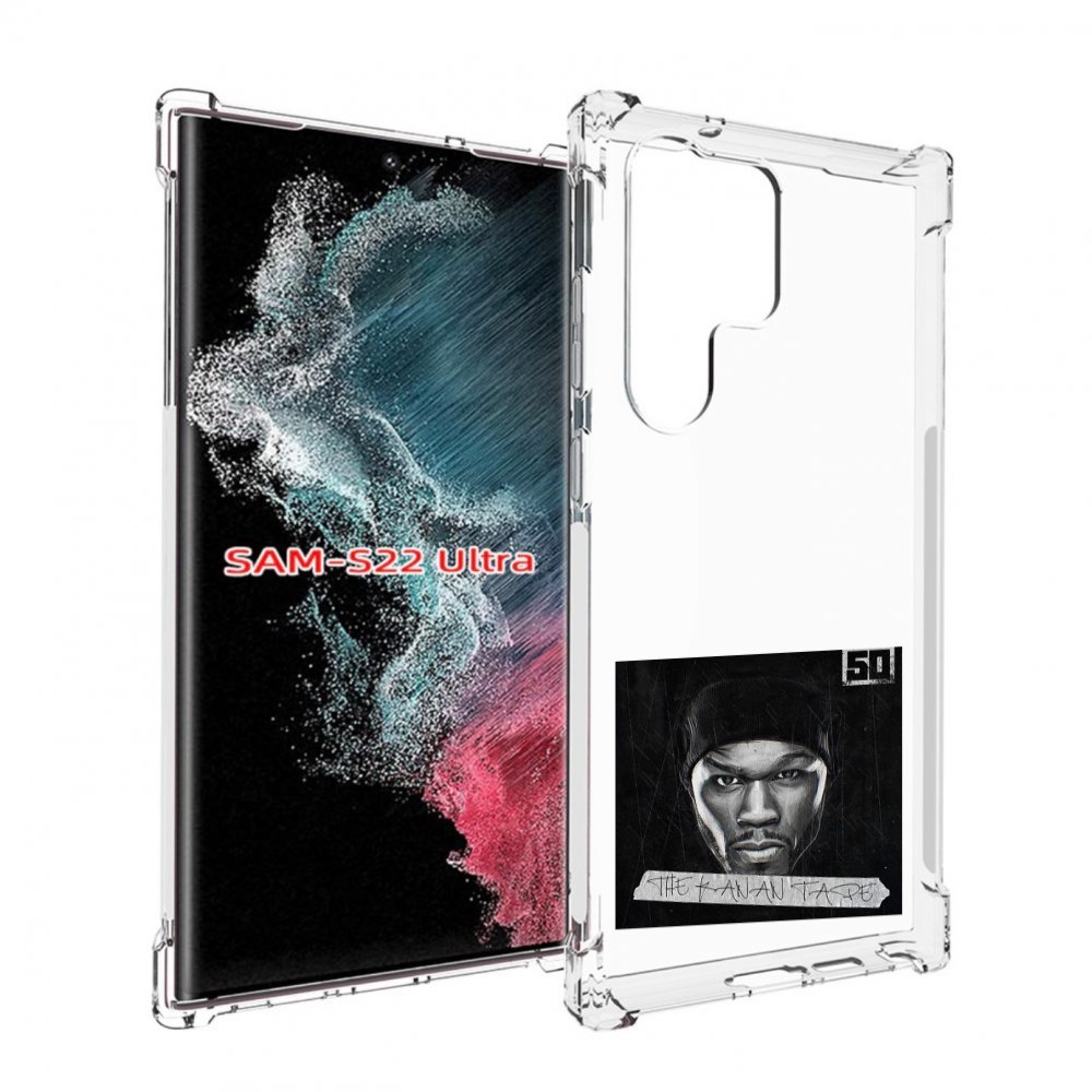 

Чехол Mypads 50 Cent - The Kanan Tape Для Samsung Galaxy S23 Ultra, Прозрачный, Tocco