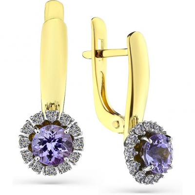 

Серьги из золота с танзанитами и бриллиантами Master Brilliant 2-508174-00-31, 2-508174-00-31