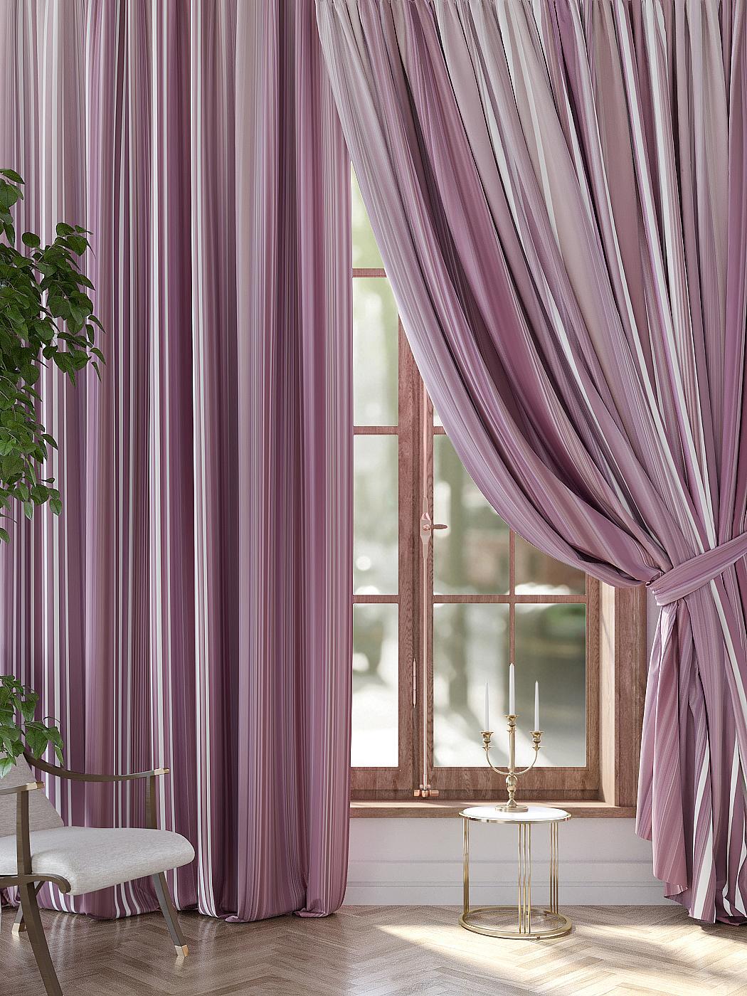 

Комплекты штор AT HOME / шторы в комнату 300х320 см / Гилброн (розовый), 964045