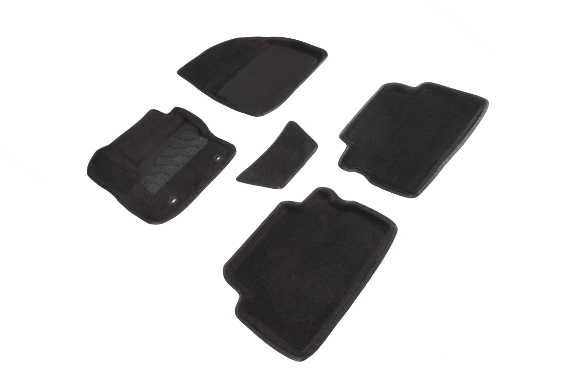 

Ворсовые 3D коврики в салон Seintex для Ford Kuga I 2008-2012 (черные)