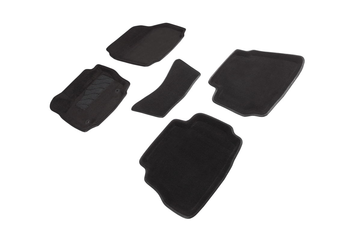 

Ворсовые 3D коврики в салон Seintex для Ford Mondeo IV рест. 2010-2015 (черные, 71688)