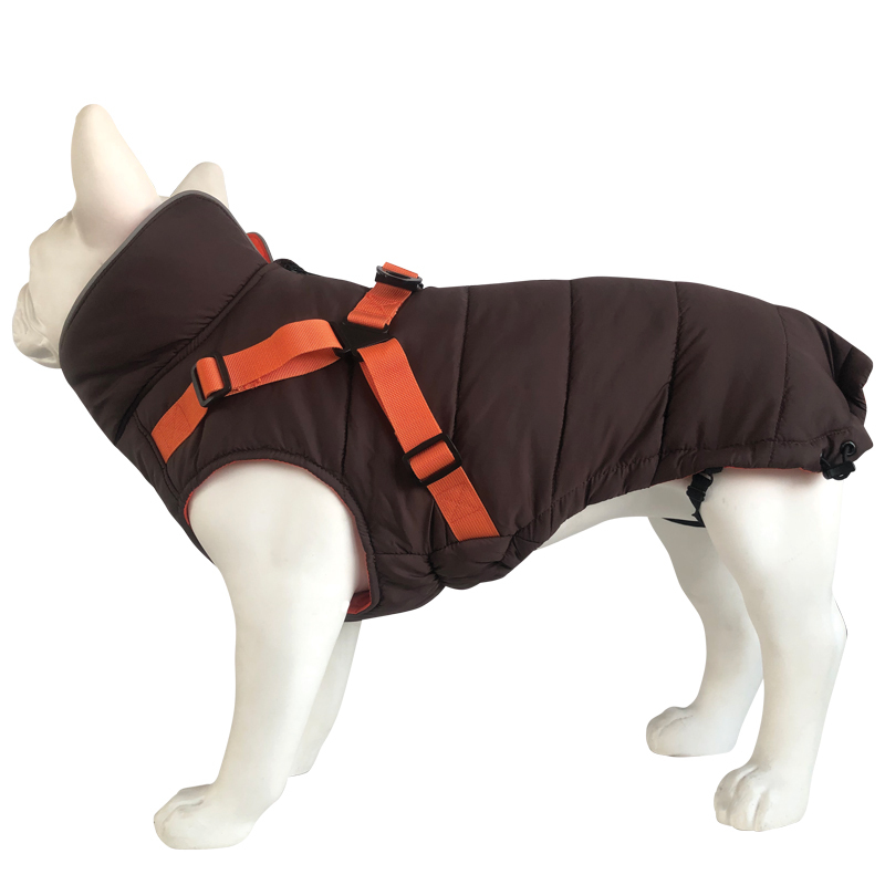 

Попона для собак Triol Outdoor Active, утепленная, с шлейкой, 40, XL, Коричневый