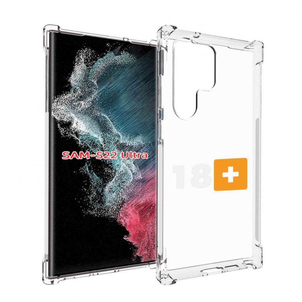 

Чехол Mypads 18+ Для Samsung Galaxy S23 Ultra, Прозрачный, Tocco