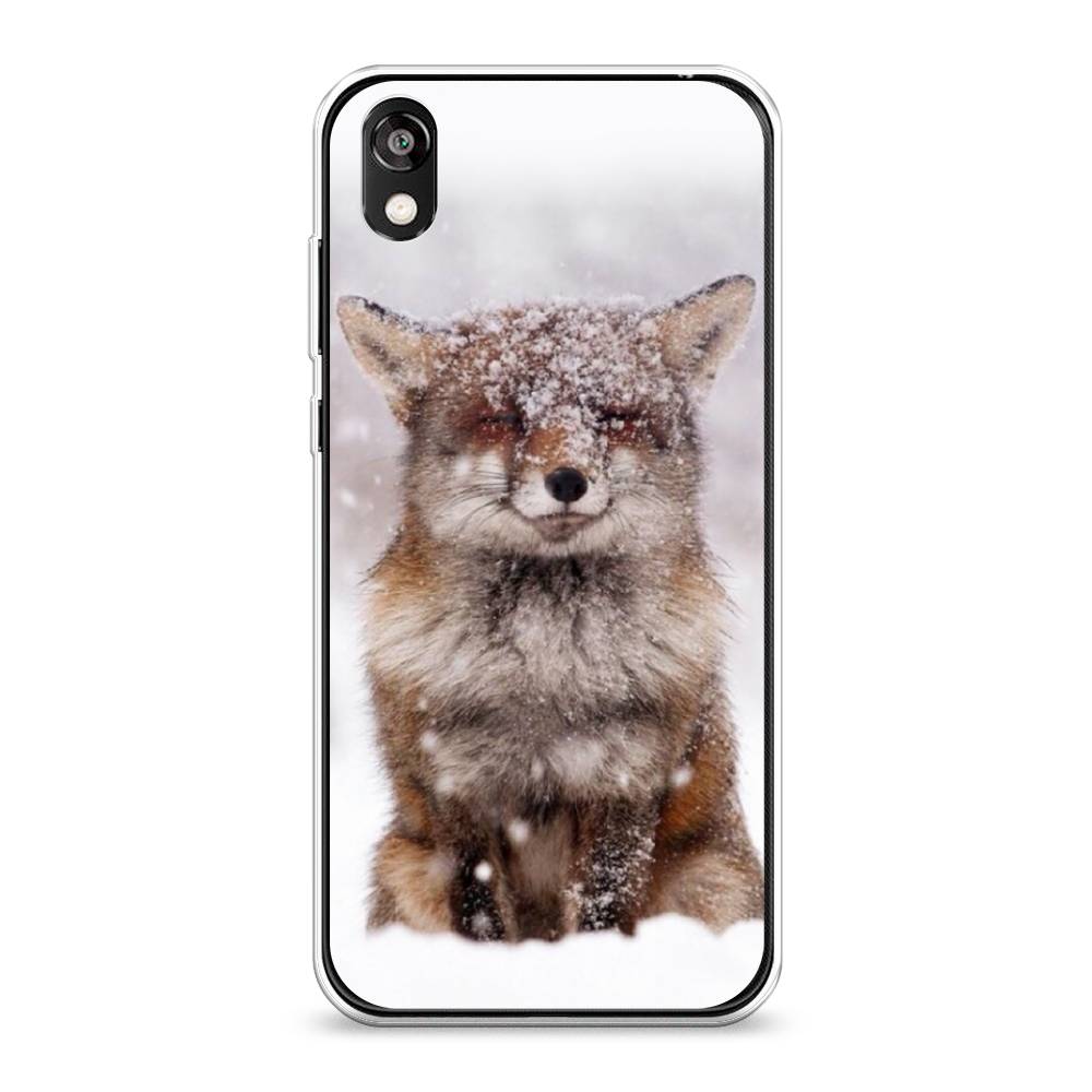 

Чехол на Huawei Y5 2019 "Зимняя лиса", Белый;серый;коричневый, 6103950-1