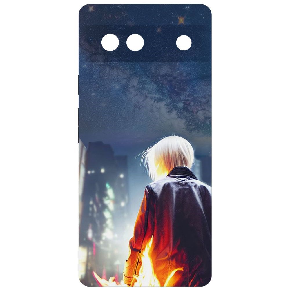 

Чехол-накладка Перспектива для Google Pixel 6A, Черный
