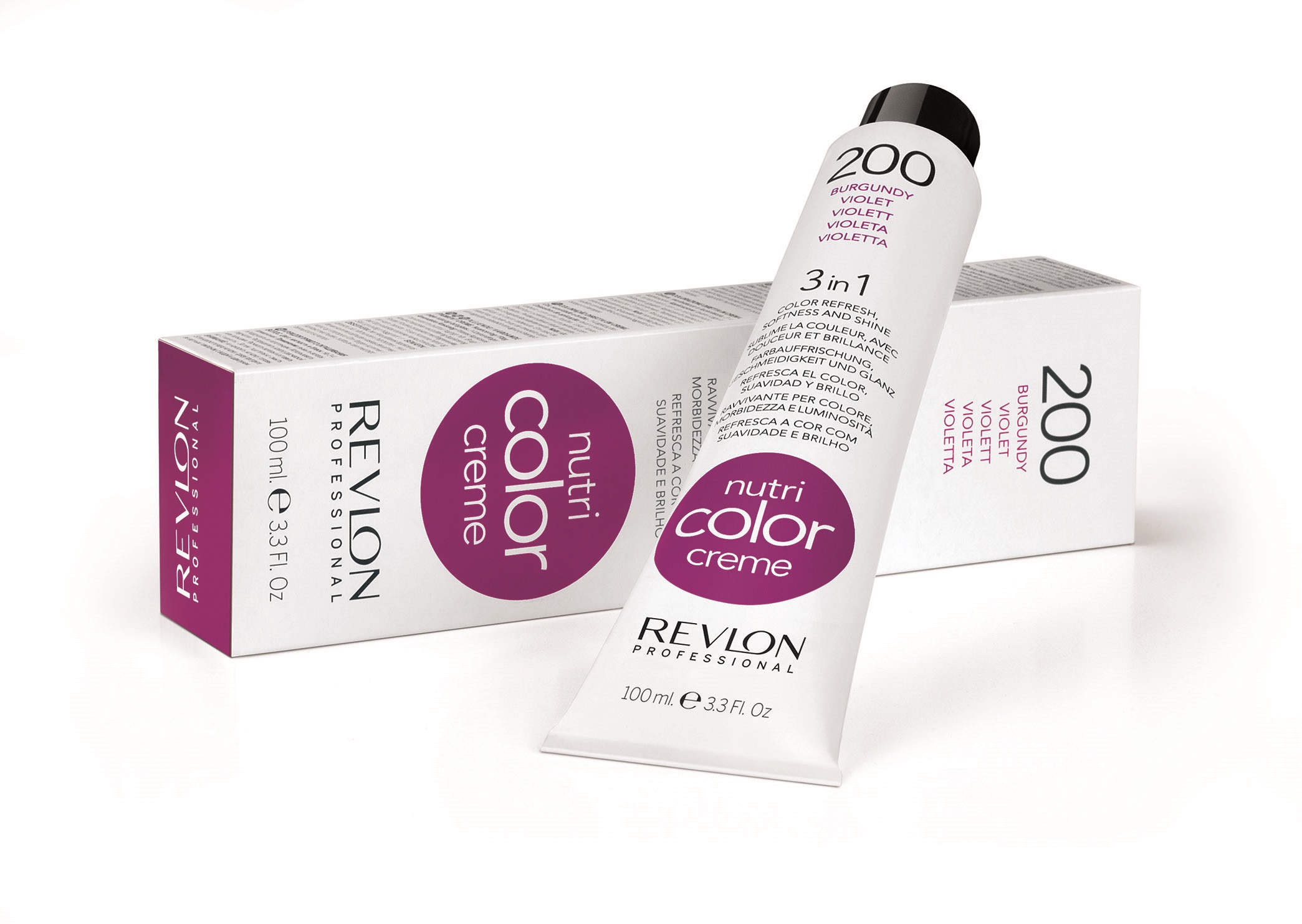 Купить Крем-маска REVLON PROFESSIONAL, NUTRI COLOR для тонирования волос 200 фиолетовый 100 мл