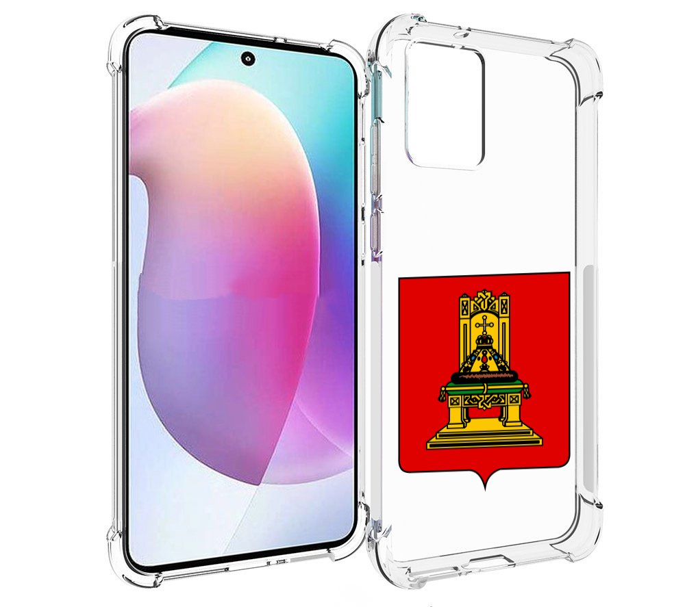 

Чехол MyPads герб-тверская-область для Motorola Edge 30 Neo, Прозрачный, Tocco