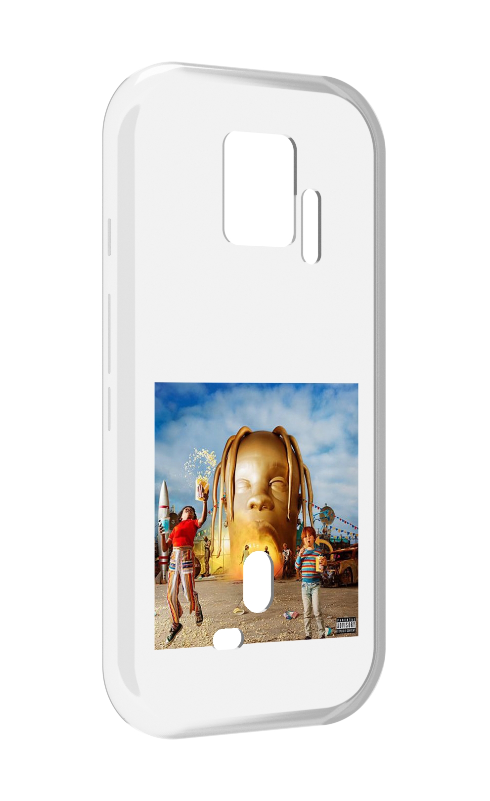 

Чехол MyPads Travis Scott - Astroworld для ZTE Nubia Red Magic 7S Pro, Прозрачный, Tocco