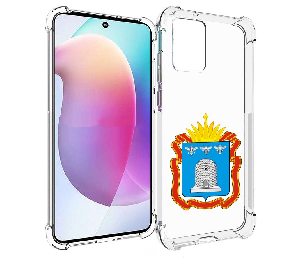 

Чехол MyPads герб-тамбовская-область для Motorola Edge 30 Neo, Прозрачный, Tocco