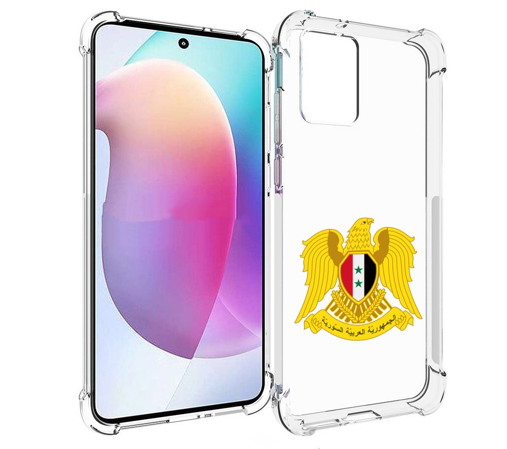 

Чехол MyPads герб-сирии для Motorola Edge 30 Neo, Прозрачный, Tocco