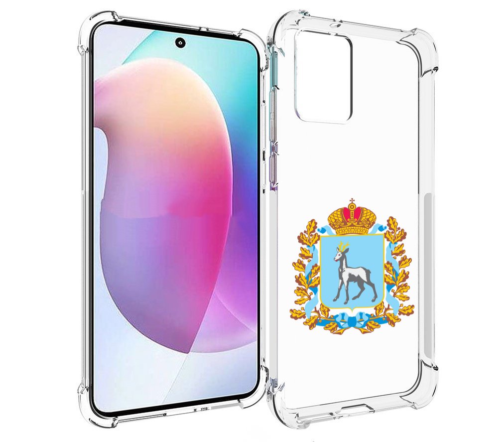 

Чехол MyPads герб-самарская-область для Motorola Edge 30 Neo, Прозрачный, Tocco