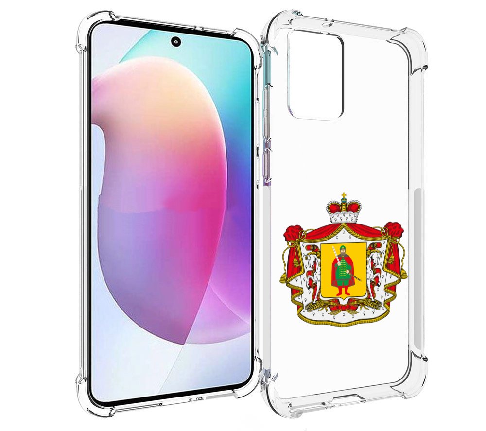

Чехол MyPads герб-рязанская-область для Motorola Edge 30 Neo, Прозрачный, Tocco