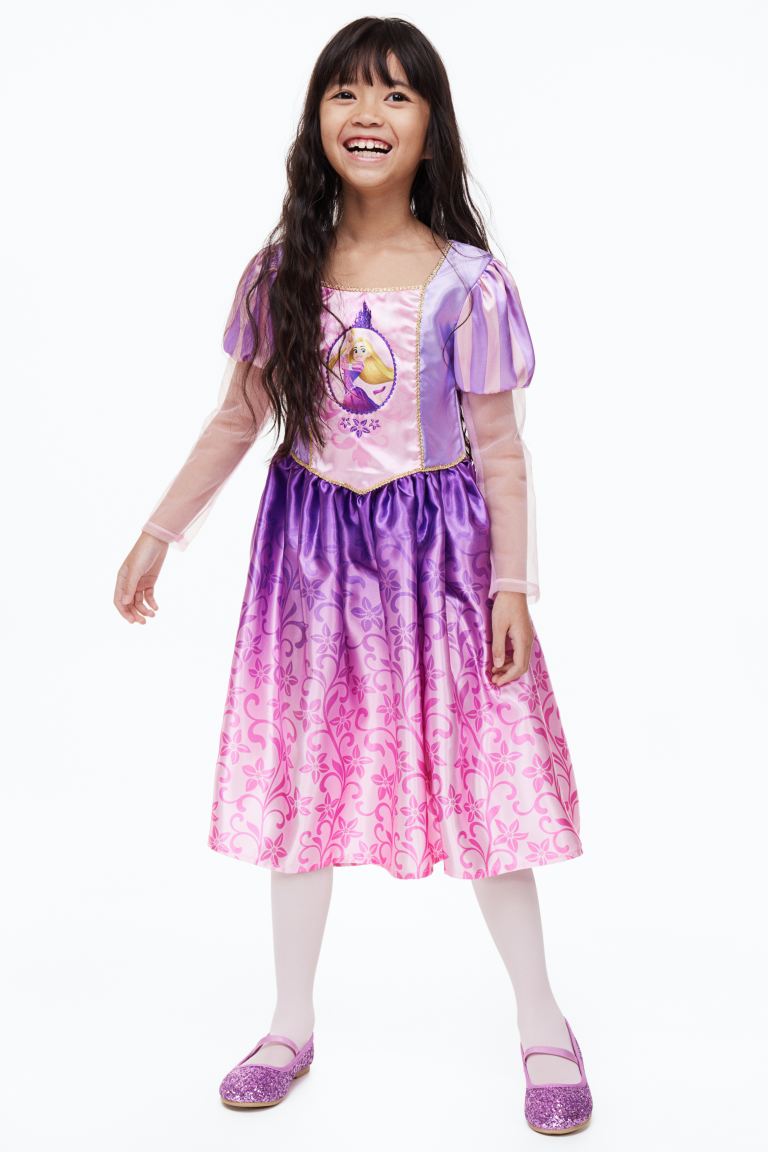 Карнавальный костюм H&M 0867725, фиолетовый/разноцветный, 134 (доставка из-за рубежа)