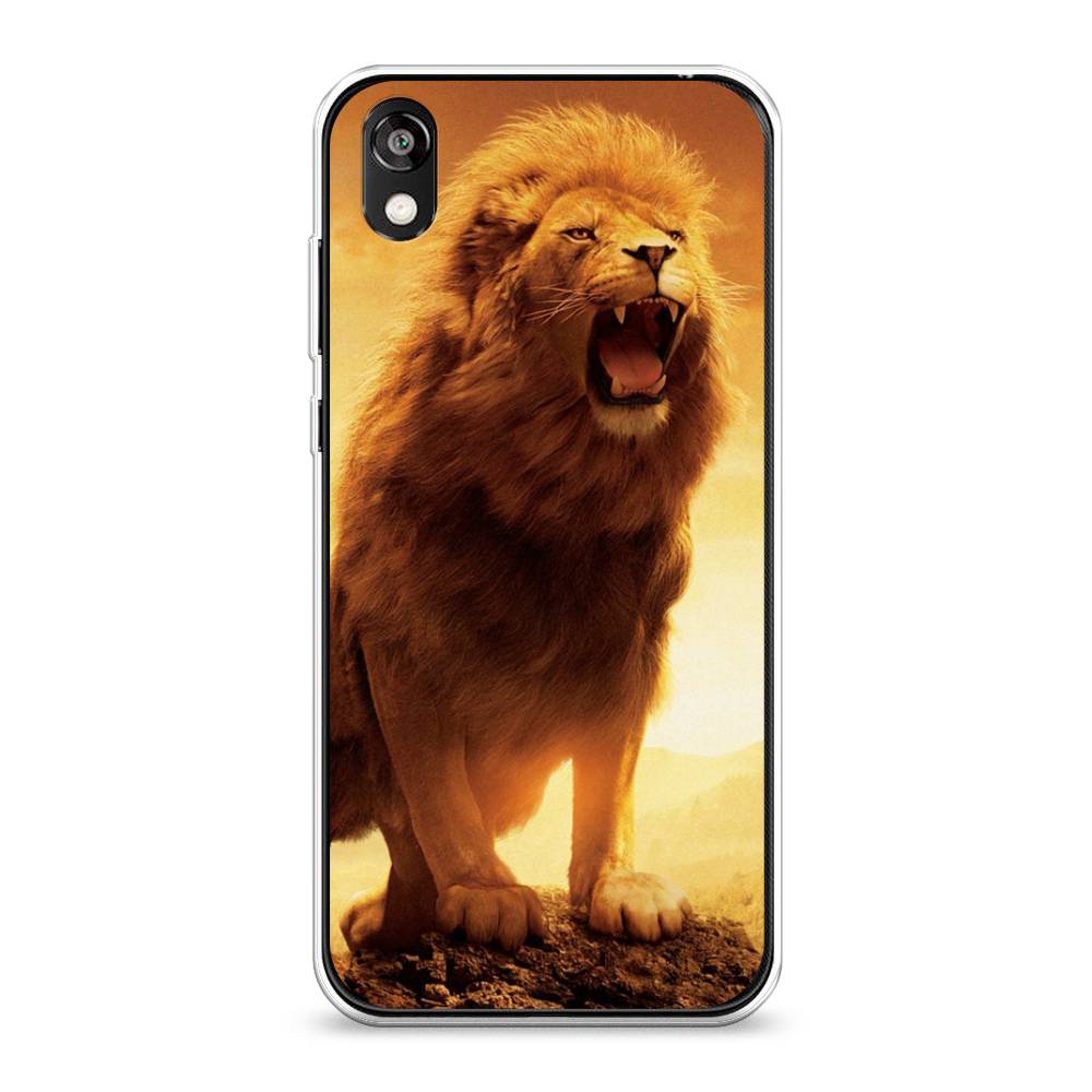 

Чехол на Huawei Y5 2019 "Львиный рык", Коричневый;желтый;оранжевый, 6103950-1