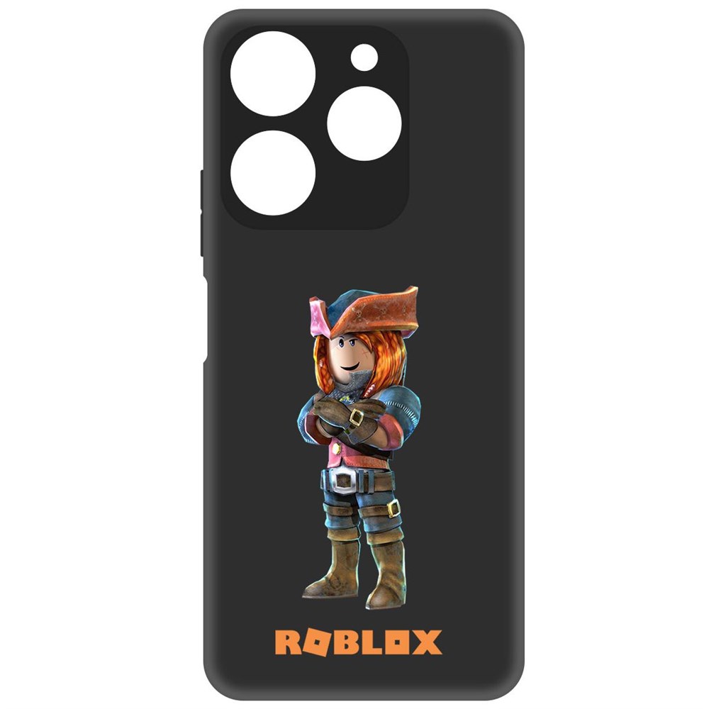 

Чехол-накладка Софт Roblox-Эзебель для TECNO Spark 10 Pro, Черный
