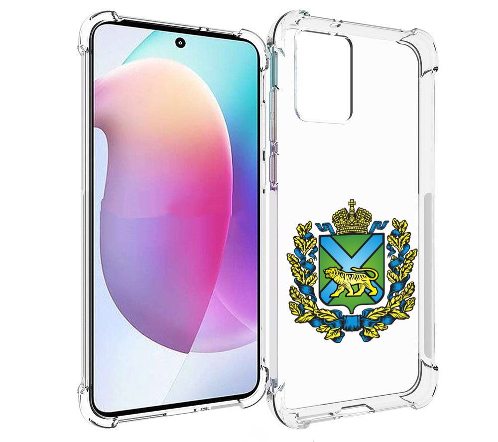 

Чехол MyPads герб-приморскии-краи для Motorola Edge 30 Neo, Прозрачный, Tocco