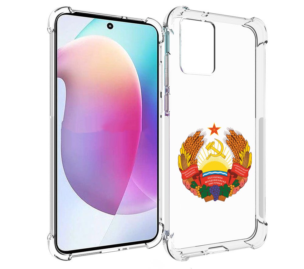 

Чехол MyPads герб-приднестровья для Motorola Edge 30 Neo, Прозрачный, Tocco