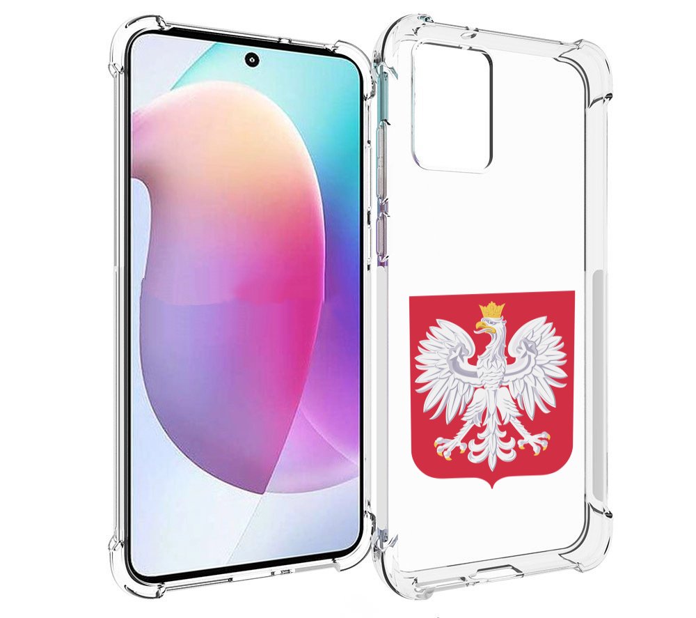 

Чехол MyPads герб-польши для Motorola Edge 30 Neo, Прозрачный, Tocco