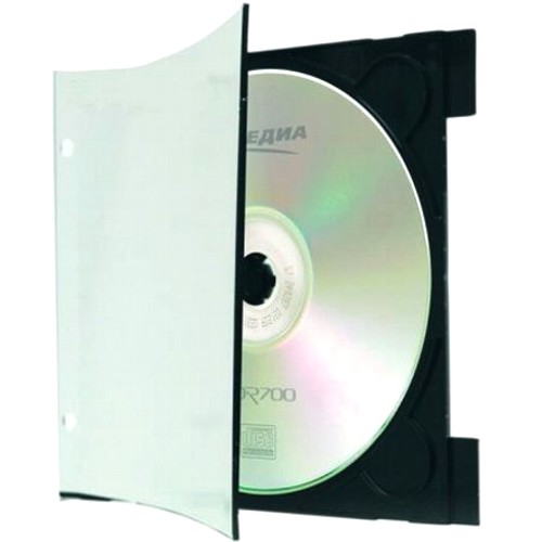 фото Бокс для cd-диска а-медиа cliptray 3мм (10 шт)