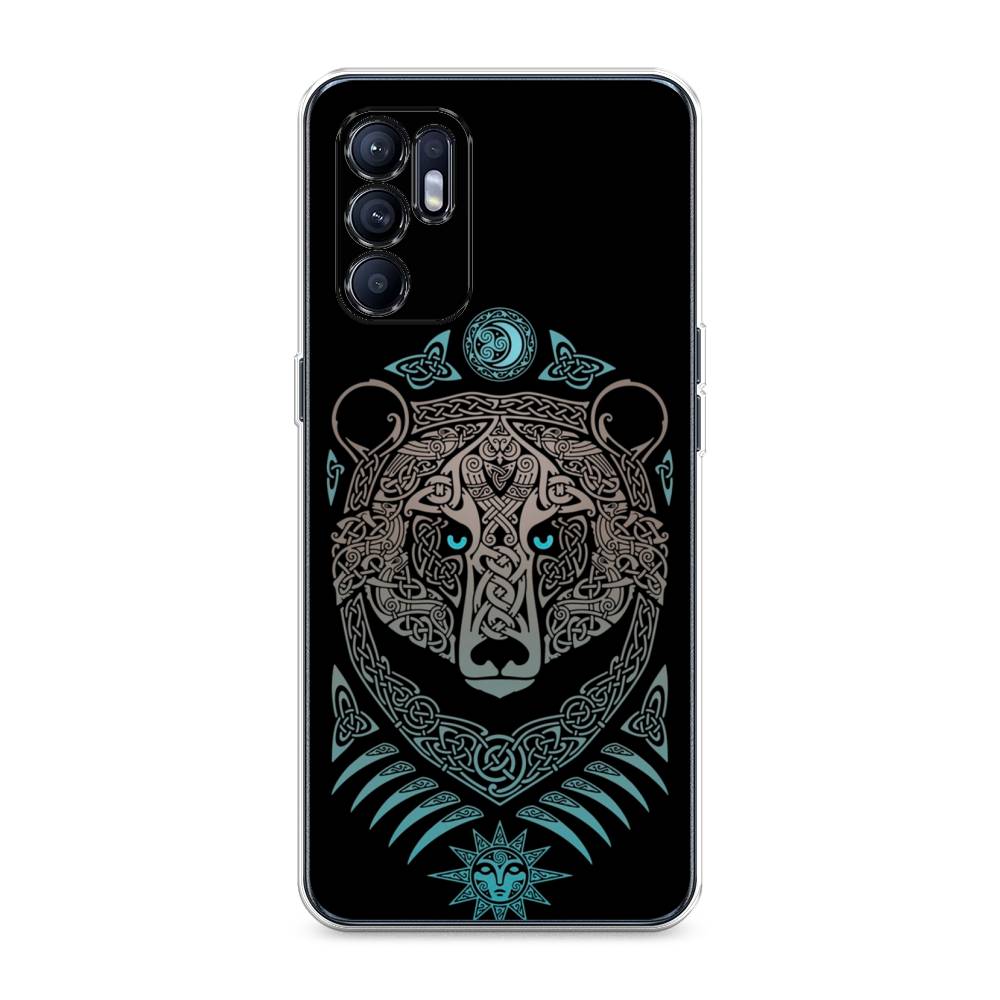 

Чехол Awog на Oppo Reno 6 4G "Кельтский медведь", Разноцветный, 257850-2