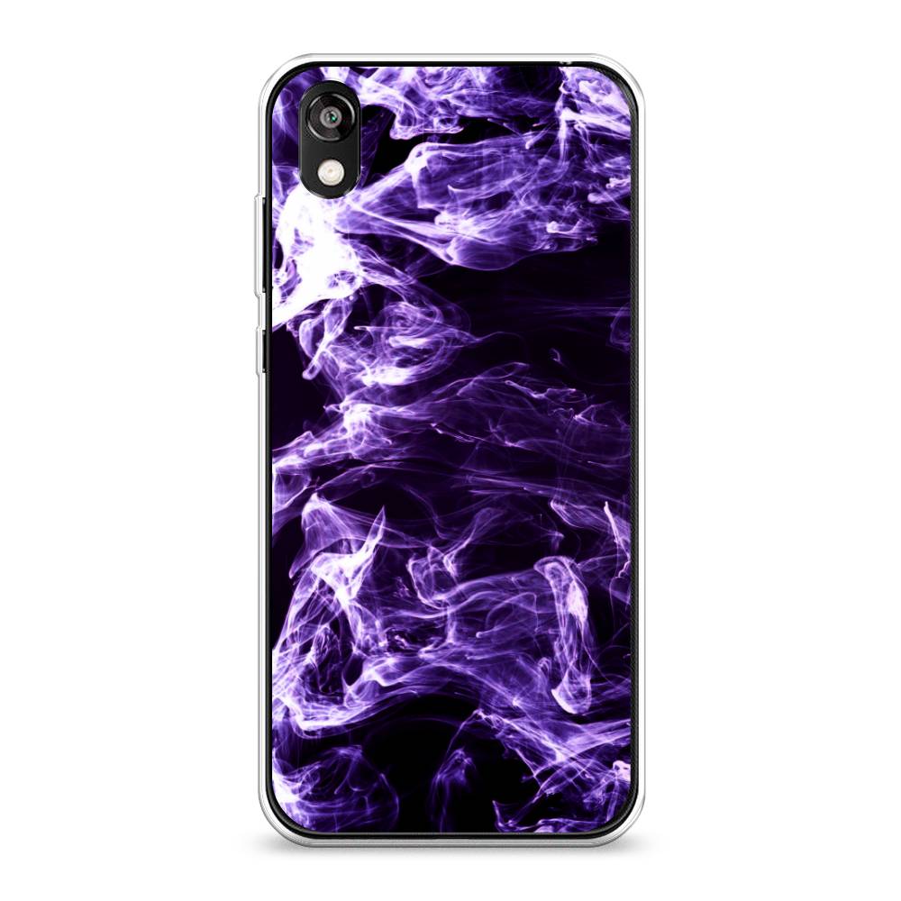 

Чехол на Huawei Y5 2019 "Фиолетовый дым", Фиолетовый;белый;черный, 6103950-3