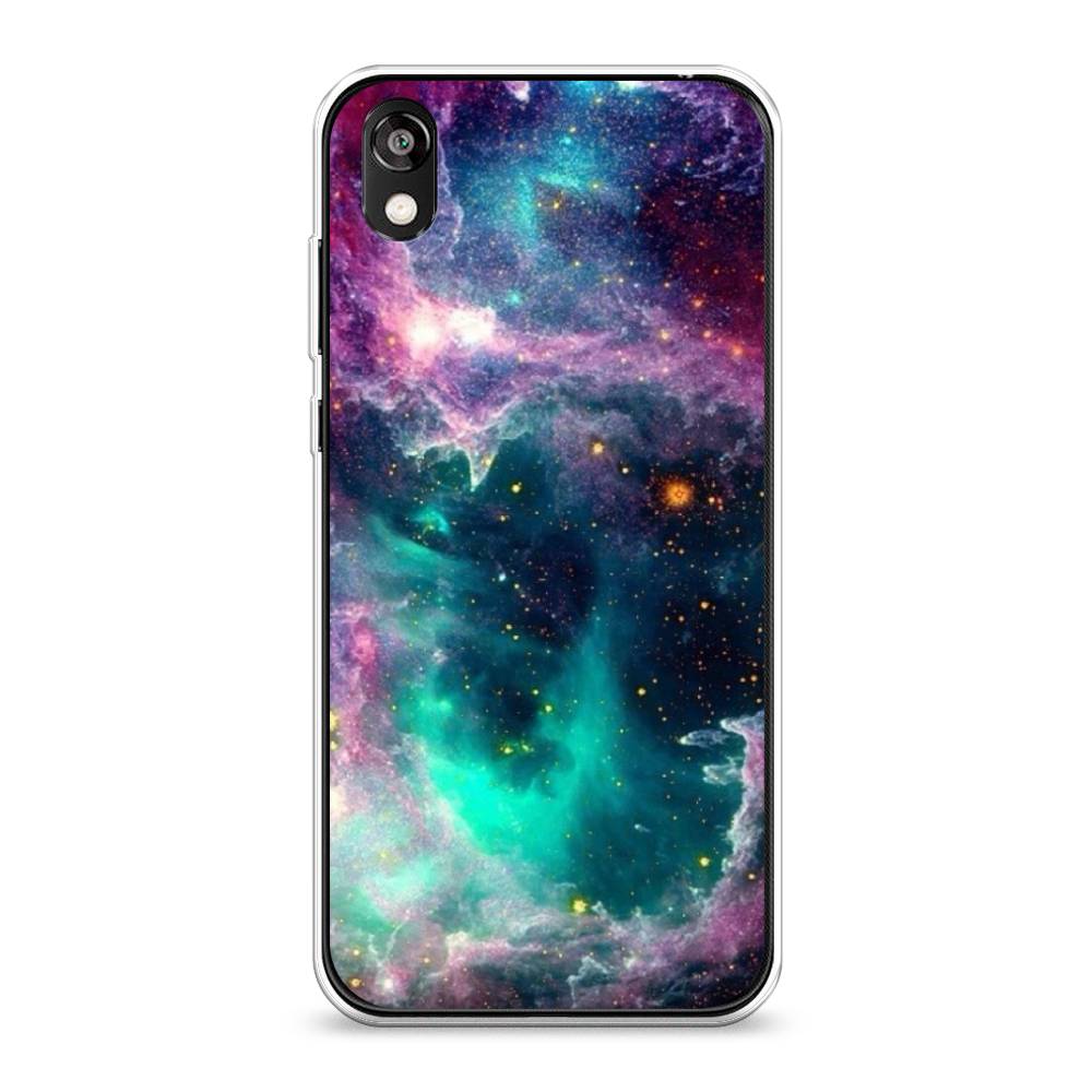 

Чехол на Huawei Y5 2019 "Звездные облака", Розовый;бежевый, 6103950-2