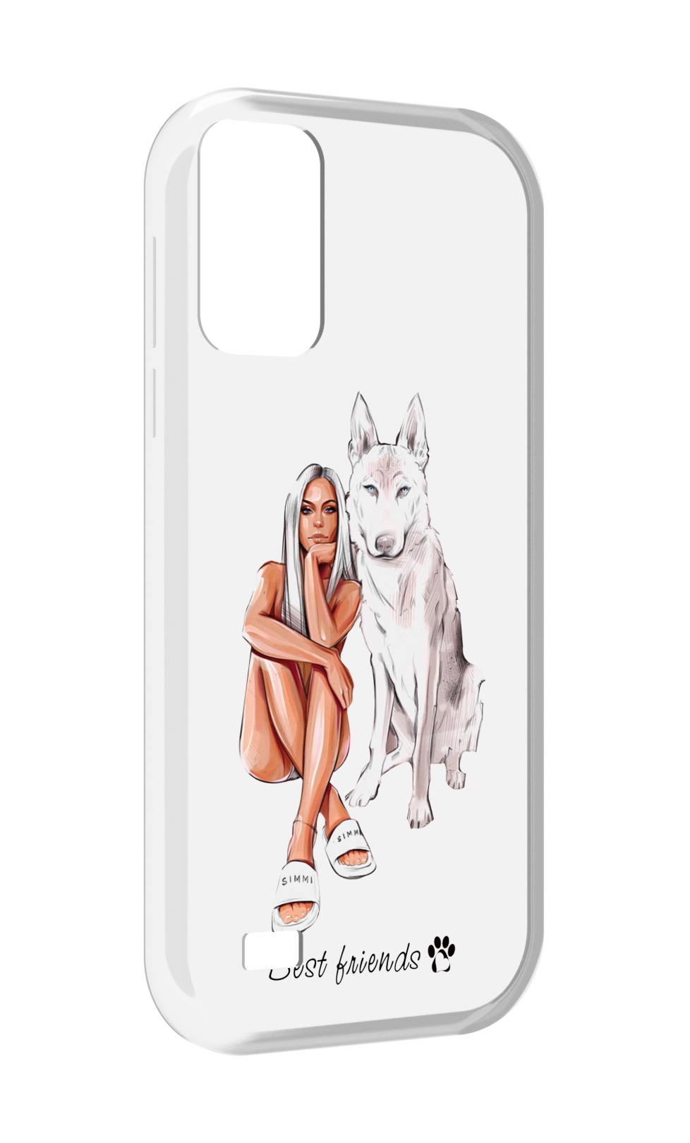 

Чехол MyPads Лучшие-друзья для Oukitel C31, Прозрачный, Tocco