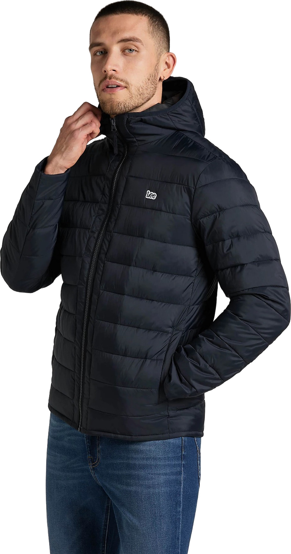 

Куртка мужская Lee L87HSZ01 черная XL, Черный, L87HSZ01