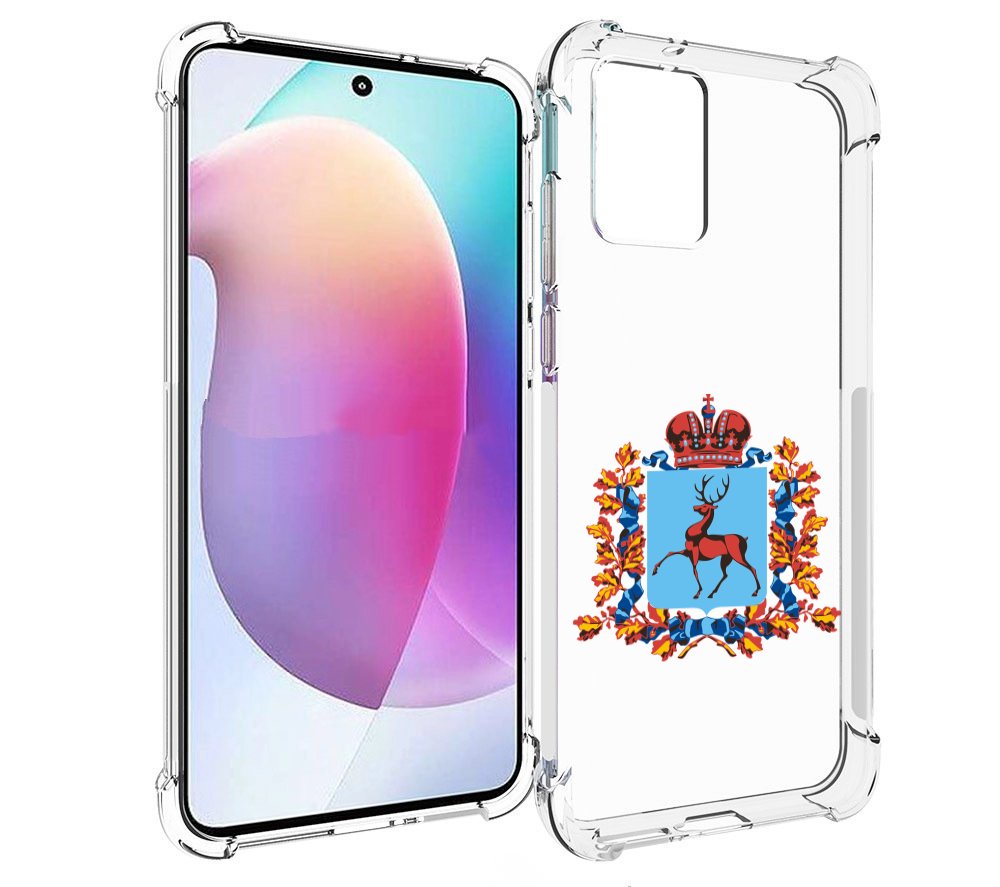 

Чехол MyPads герб-нижегородская-область для Motorola Edge 30 Neo, Прозрачный, Tocco