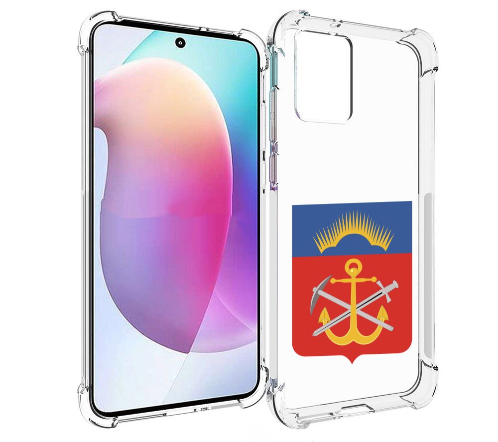 

Чехол MyPads герб-мурманская-область для Motorola Edge 30 Neo, Прозрачный, Tocco