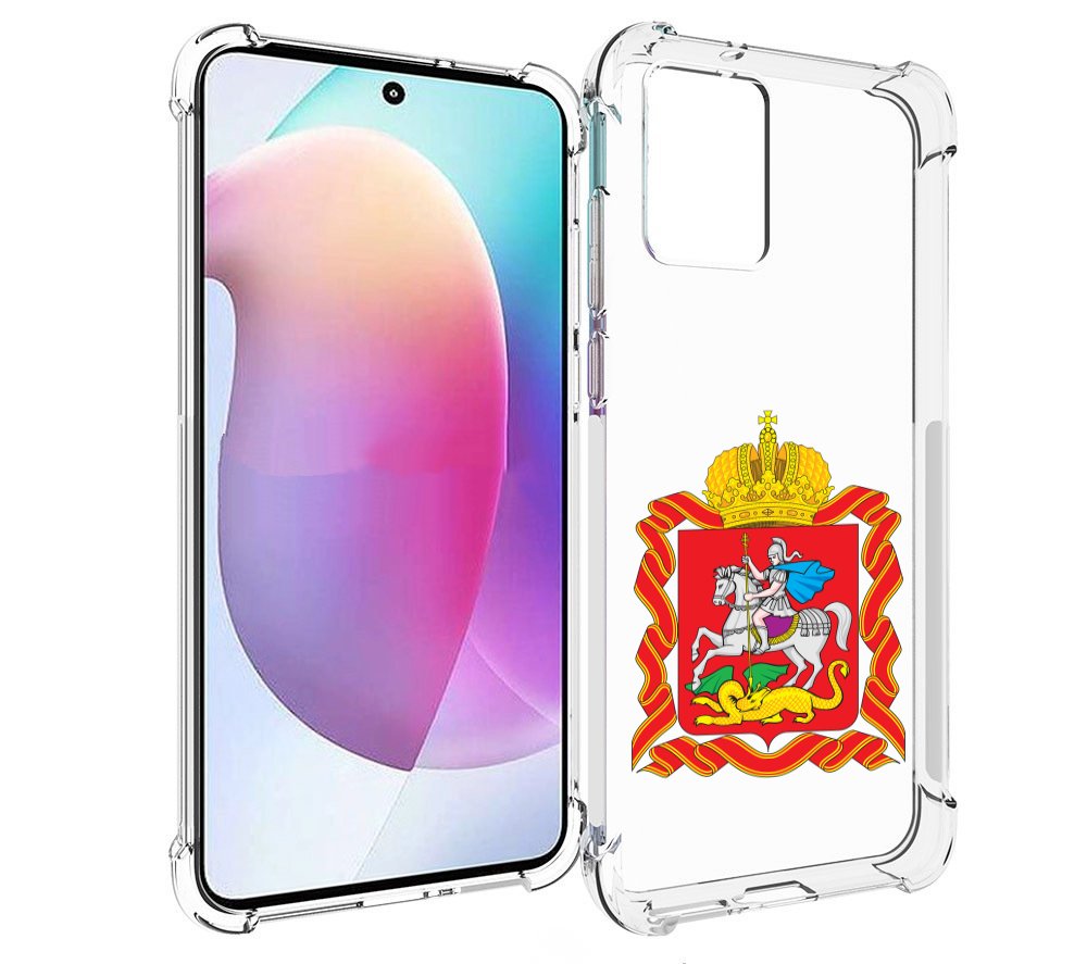 

Чехол MyPads герб-московская-область для Motorola Edge 30 Neo, Прозрачный, Tocco
