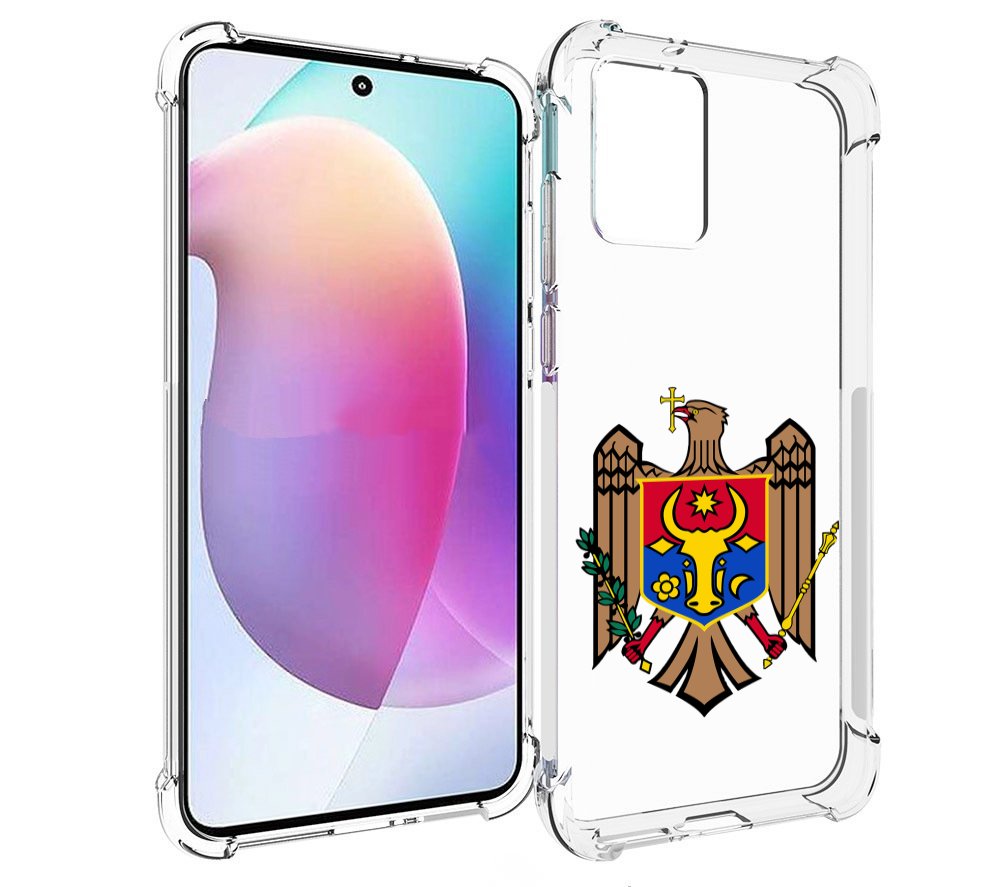 

Чехол MyPads герб-молдовы для Motorola Edge 30 Neo, Прозрачный, Tocco