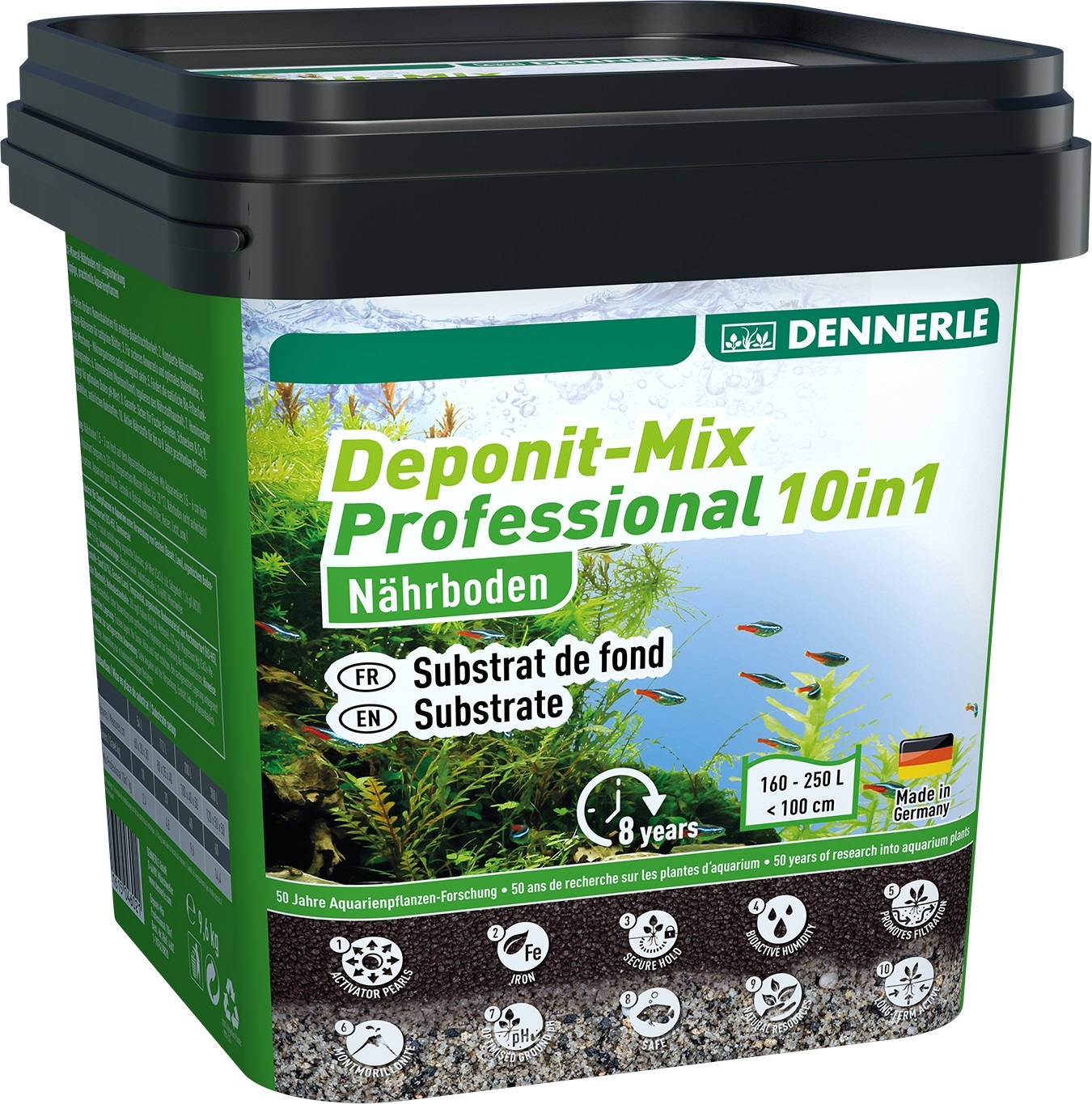 

Грунт Dennerle Deponit Mix Professional 10in1 питательный, 9,6 кг, Коричневый