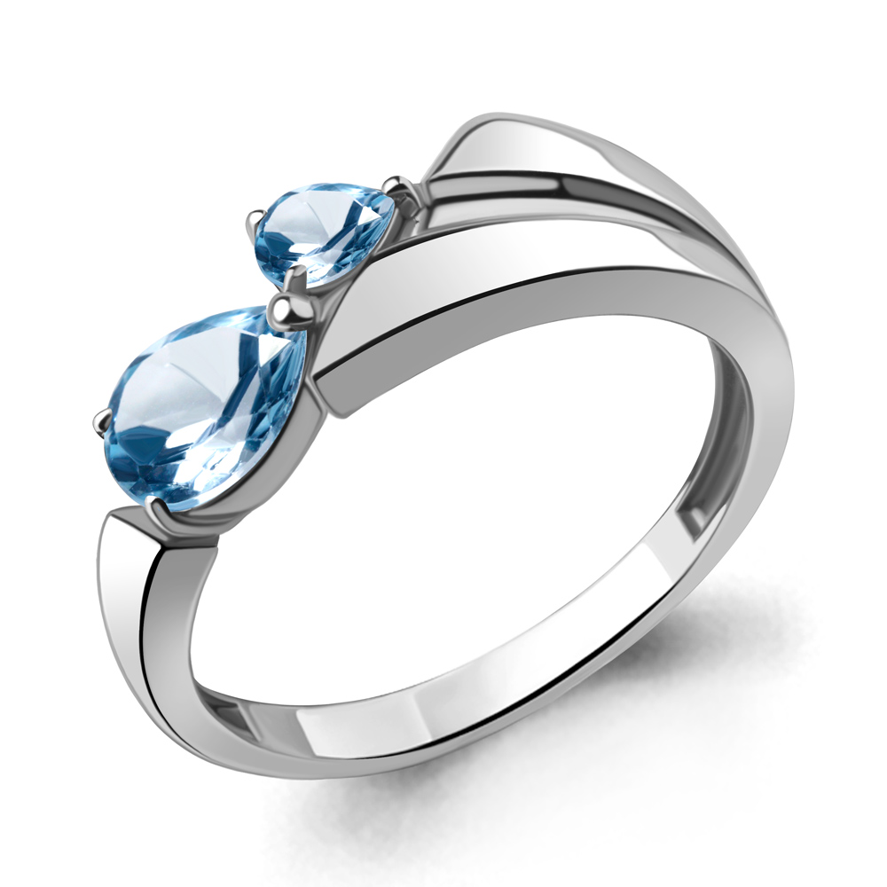 

Кольцо из серебра с топазом Aquamarine Aquamarine 6973005_925_р р, 6973005_925_р