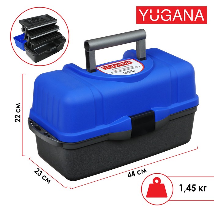 

YUGANA Ящик YUGANA трехполочный, синий